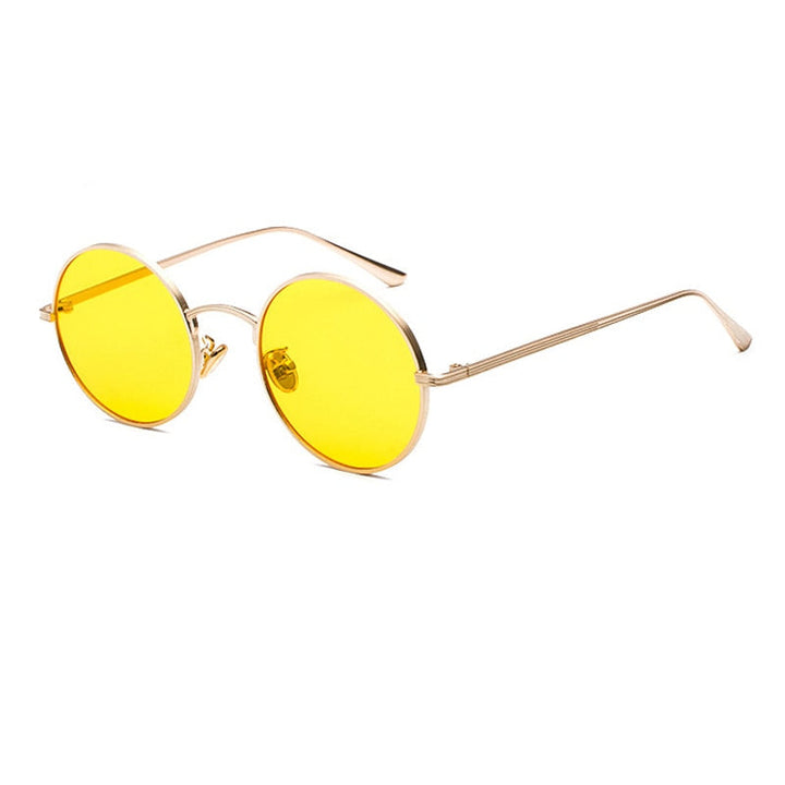 Herren Sonnenbrille | Retro Vintage | Rundes Gestell | Sommer