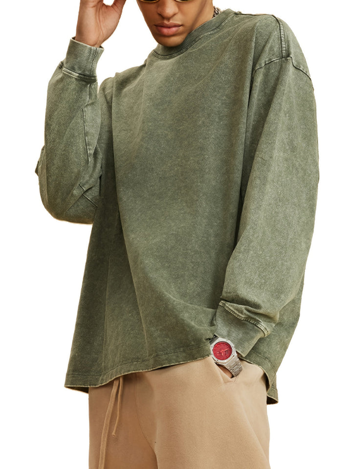 Herren Tops | Oversized | Lange Ärmel | Frühling