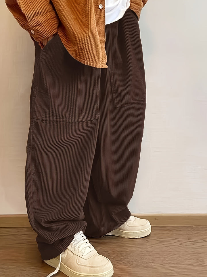Herren Hose | Wijde pijpen | Schlupfmodell | Sommer