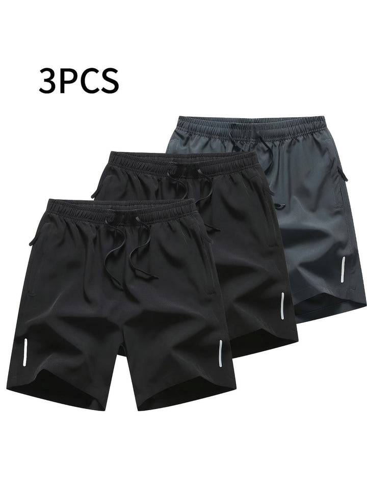 Herren Shorts Set | Gerade| Elastischer Bund Mit Kordel | Sommer