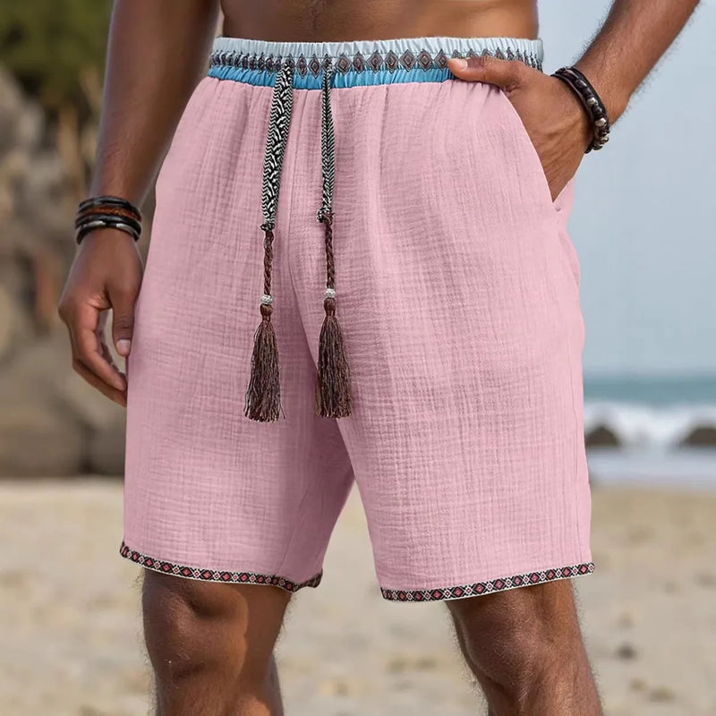 Herren Shorts | Retro | Mit Kordelzug | Sommer