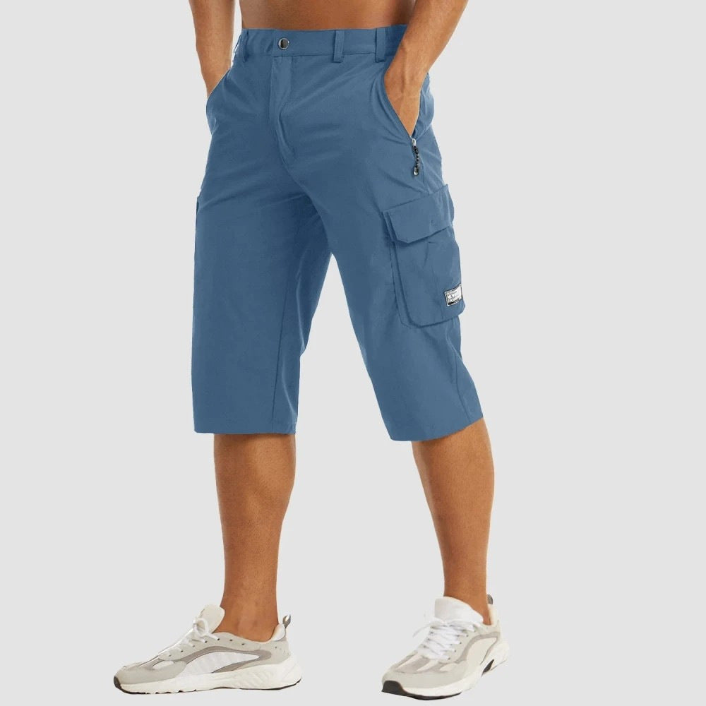 Herren Shorts | Cargo | Reißverschluss | Sommer Utility