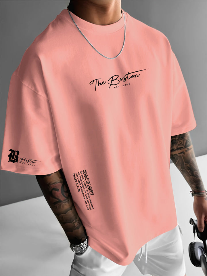 Herren T-Shirt | Oversized | Frontprint | Sommer