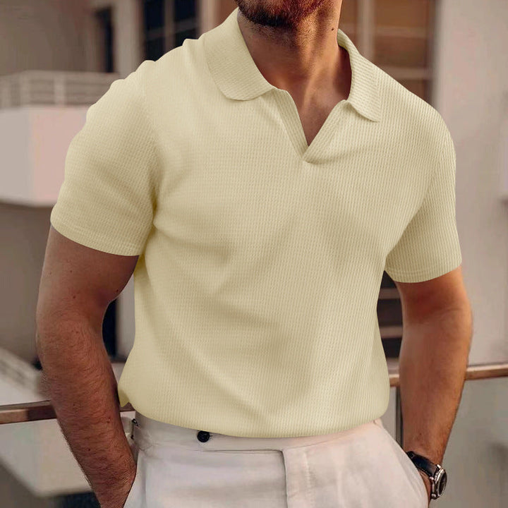 Herren Polo | Slimfit | Kurze Ärmel Ohne Knöpfe | Sommer