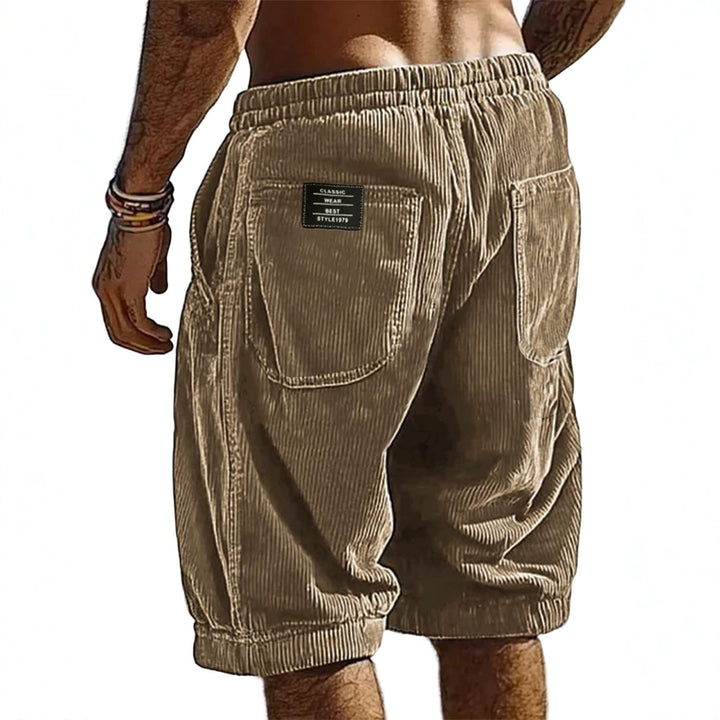 Herren Shorts | Straight | Mit Kordelzug Label | Sommer