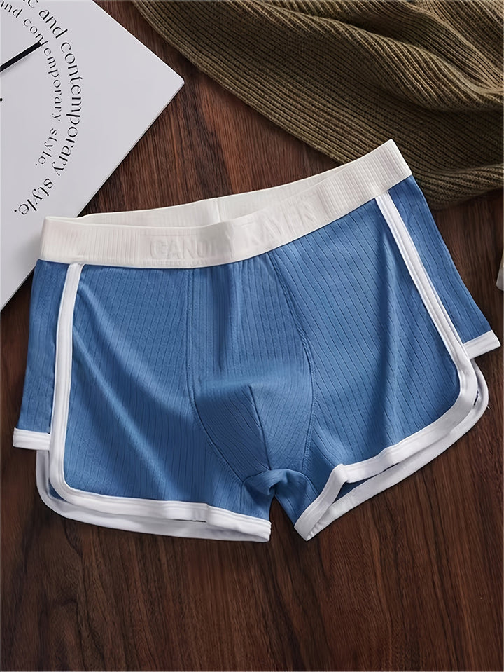 Herren Shorts | Straight | Elastischer Bund | Sommer Gerippt