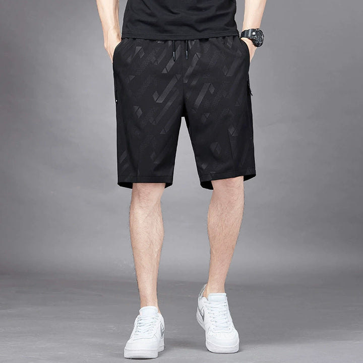 Herren Shorts | Straight | Mit Reißverschluss Detail | Sommer