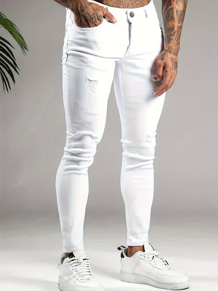 Herren Jeans | Slimfit | Mit Knopfverschluss | Sommer