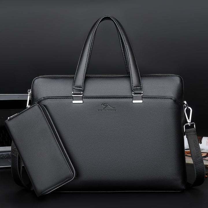 Business Tasche | Structured Office | Reißverschluss Fach | Alltag Carry