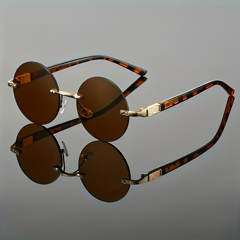 Herren Sonnenbrille | Retro Gläser | Rund | Sommer