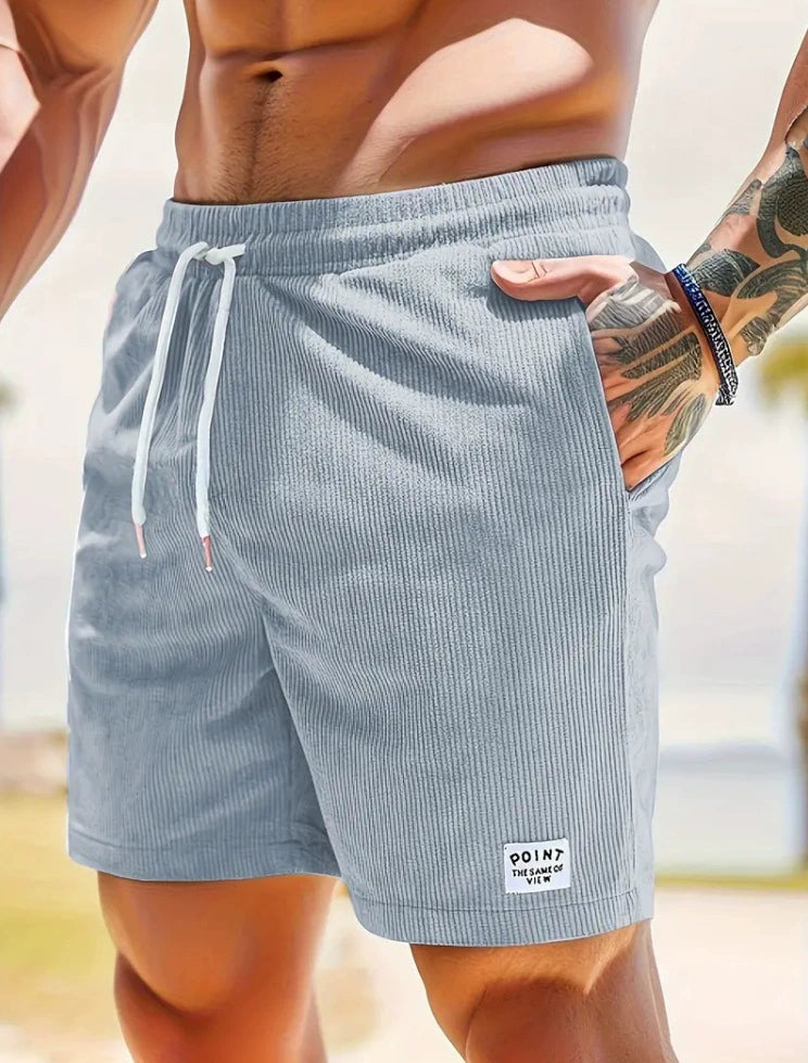 Herren Shorts | Straight | Mit Kordelzug Detail | Sommer