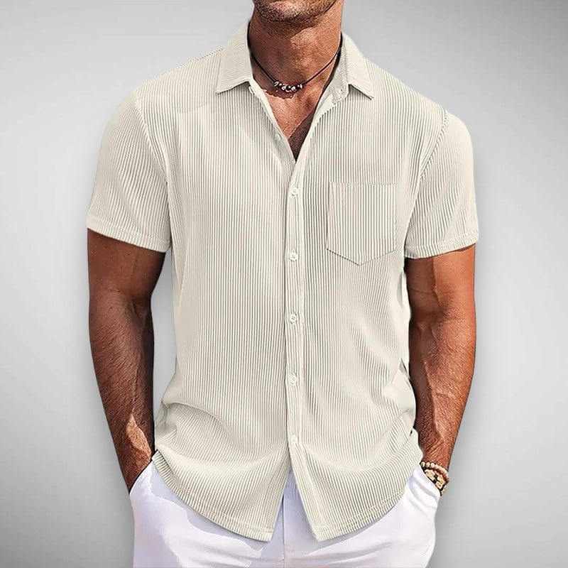 Herren Shirt | Slimfit | Mit Knöpfen | Sommer