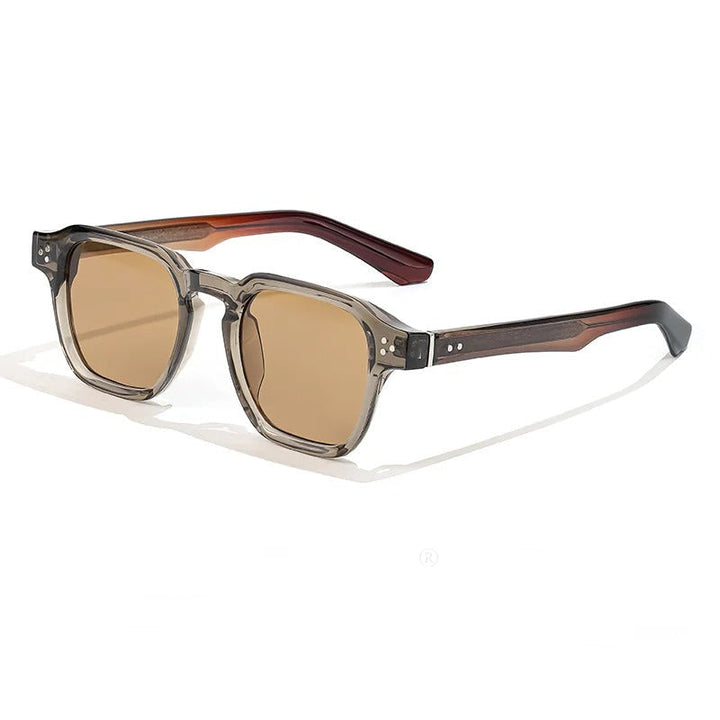 Herren Sonnenbrille | Transparentes Gestell | Verlaufsgläser | Sommer