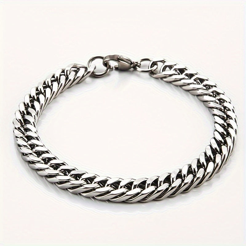 Herren Armband | Elegant | Gliederdesign | Ganzjährig