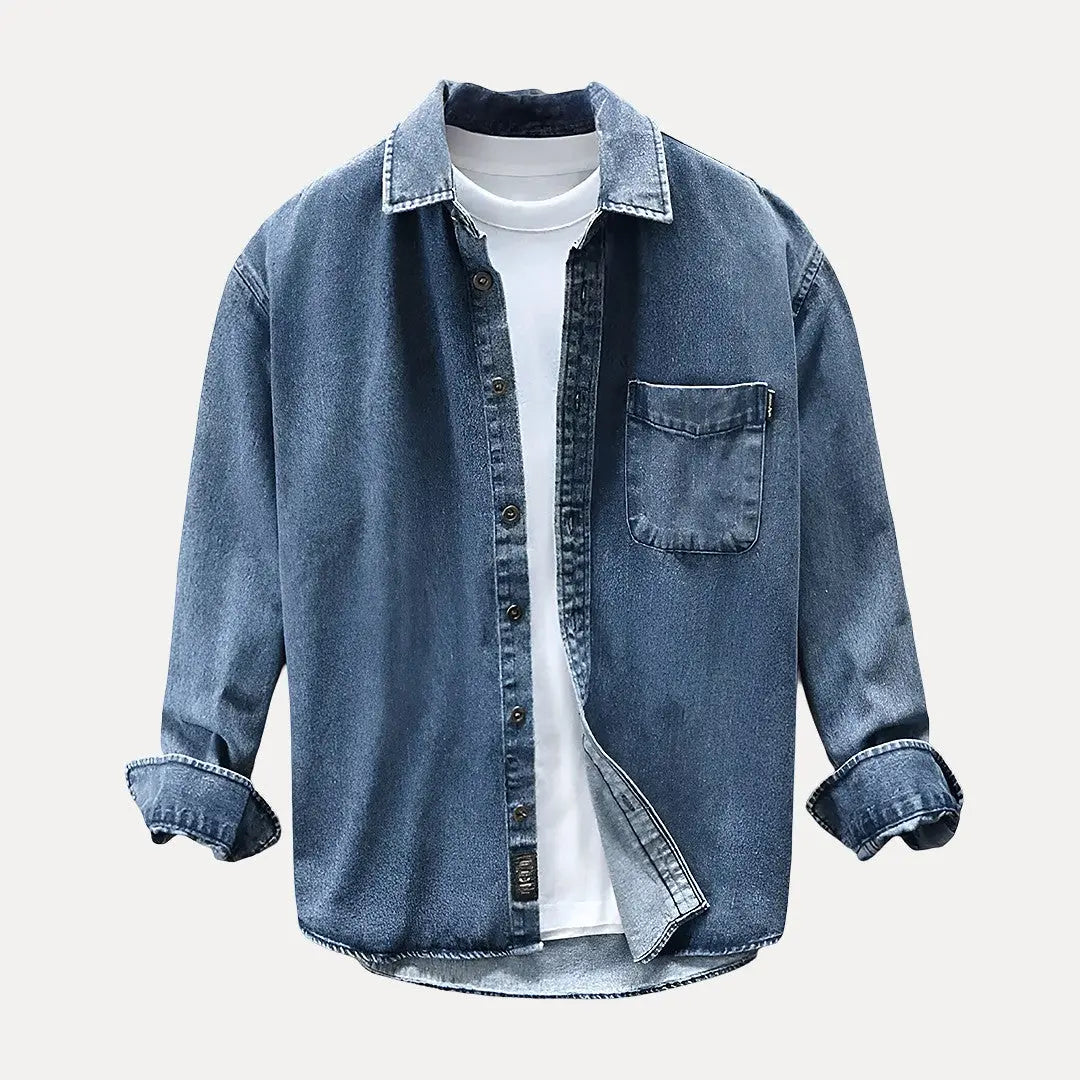 Herren Hemd | Vintage Denim Locker | Klassische Jeans Kleider