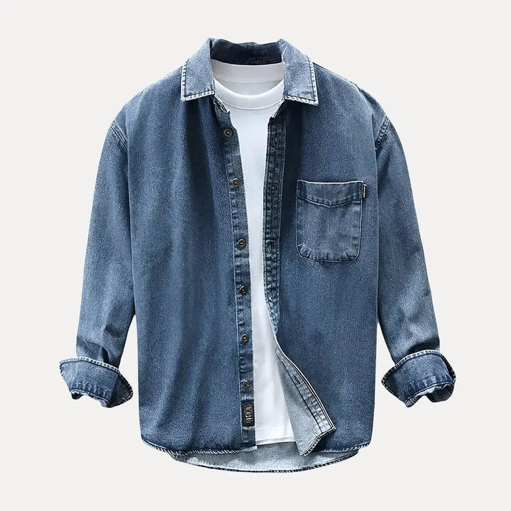 Herren Hemd | Vintage Denim Locker | Klassische Jeans Kleider