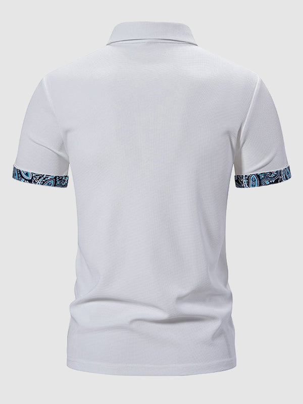 Herren Poloshirt | Slimfit | Mit Brusttasche | Sommer Detail
