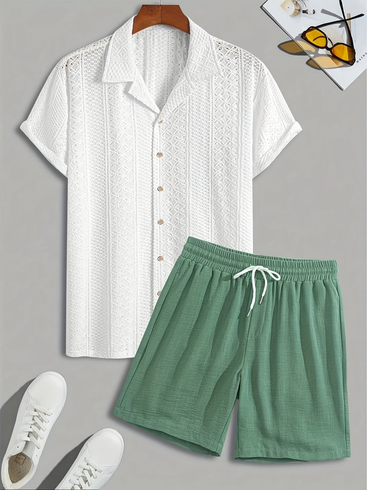 Herren Set | Elegant | Mit Knöpfen | Sommer