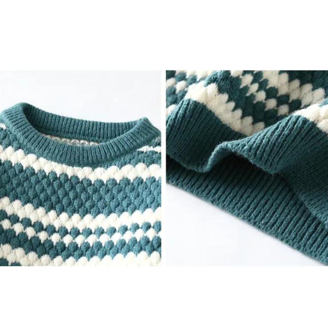 Pullover Herren | Kaschmir Pullover Style | Elegantes Rundhals Design