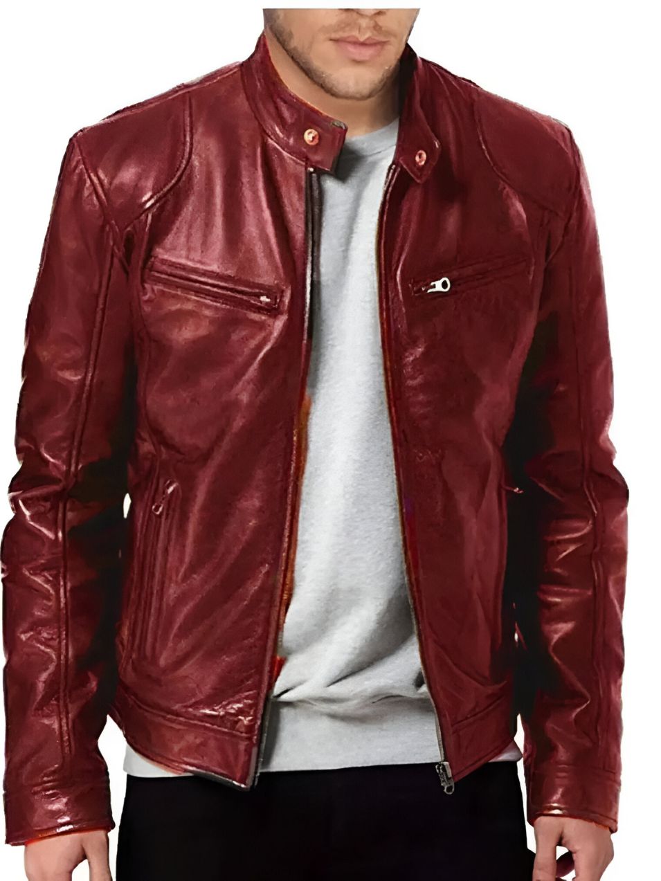 Herren Jacke | Slimfit | Mit Reißverschluss | Herbst