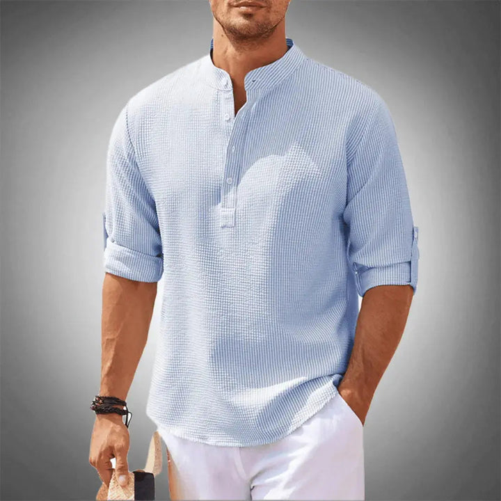 Hemd Herren | Leichter Strukturlook Modern | Trend Kleider Herren
