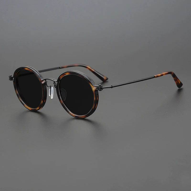 Herren Sonnenbrille | Retro | Rundes Design | Sommer