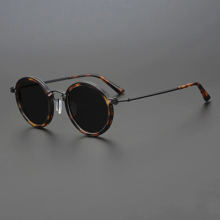 Herren Sonnenbrille | Retro | Rundes Design | Sommer