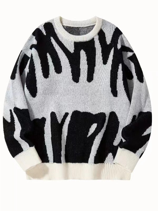 Sweatshirt Herren | Modischer Strickpullover | Trendige Kleider