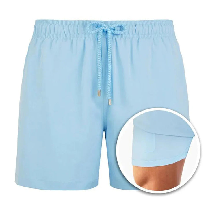 Herren Badeshorts | Straight | Tropisches Muster | Sommer