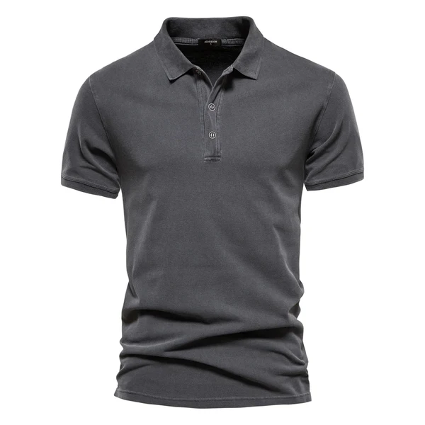 Herren Polo | Slimfit | Mit Knopfleiste | Basic Alltag Sommer