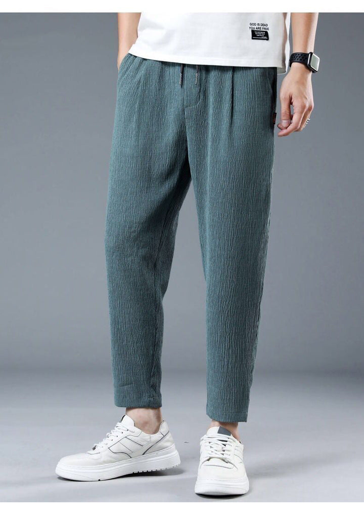 Herren Hose | Tapered | Mit Kordelzug | Sommer