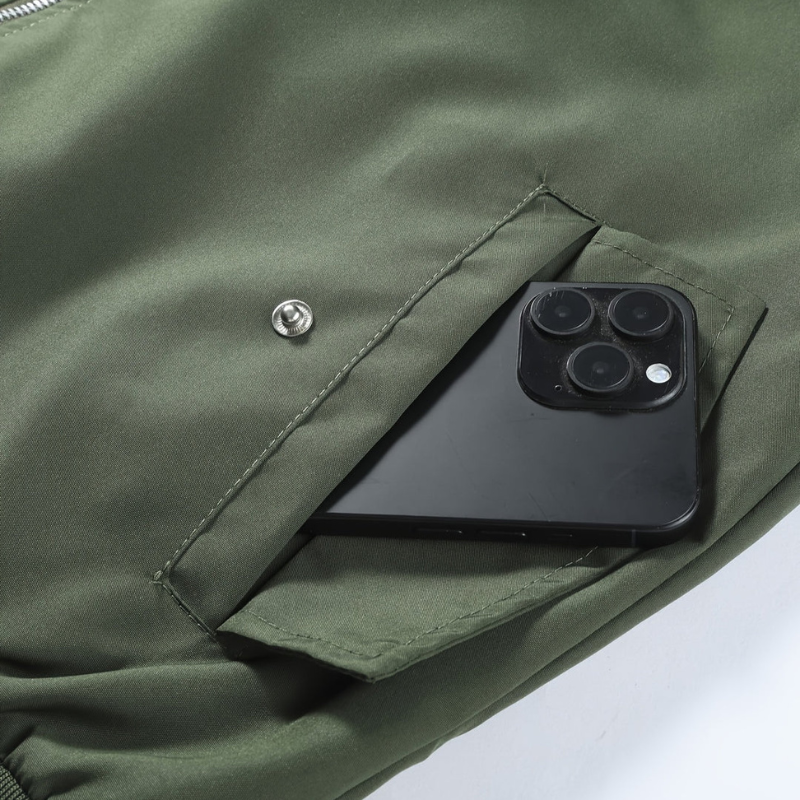 Winterjacke Herren | Leicht & Stilvoll | Mit Reverskragen & Reißverschluss