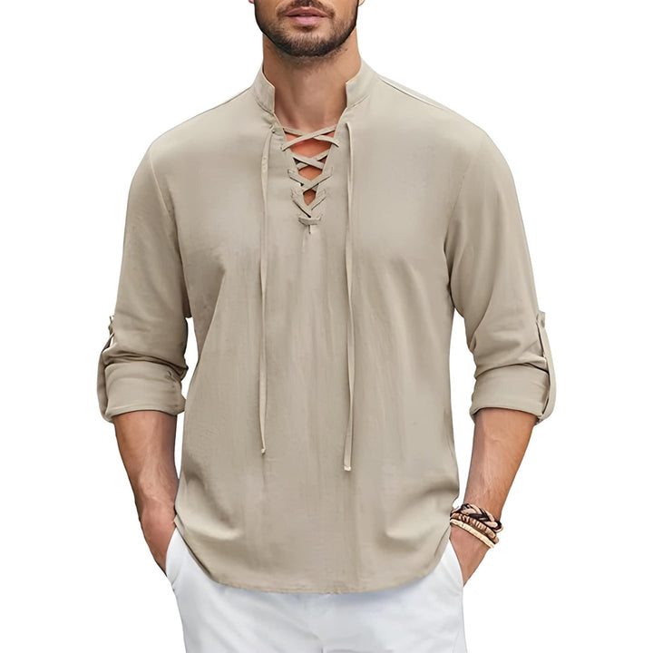 Herren Top | Straight | Mit Schnürung | Sommer
