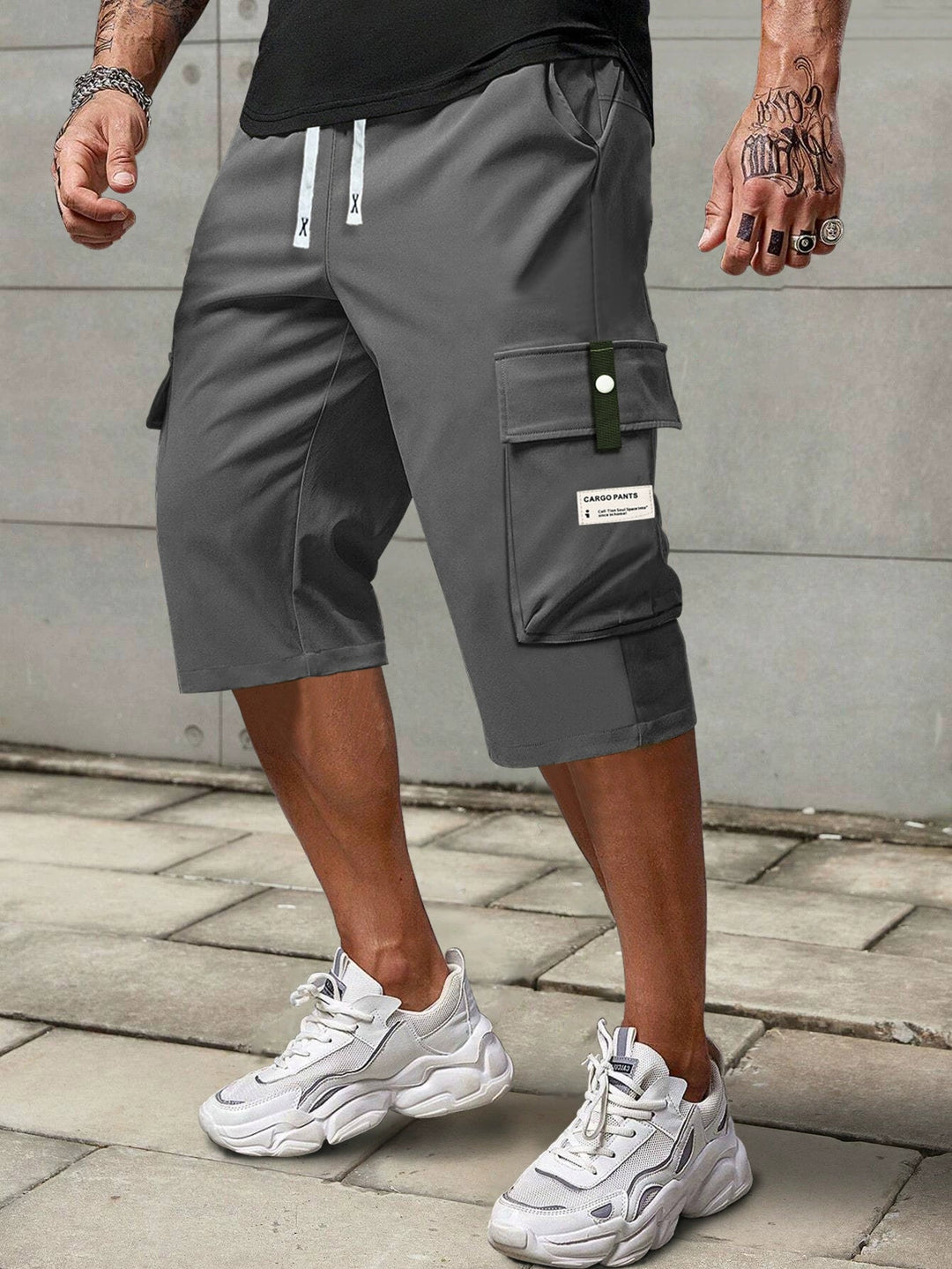 Herren Shorts | Cargo | Mit Kordelzug Street | Sommer