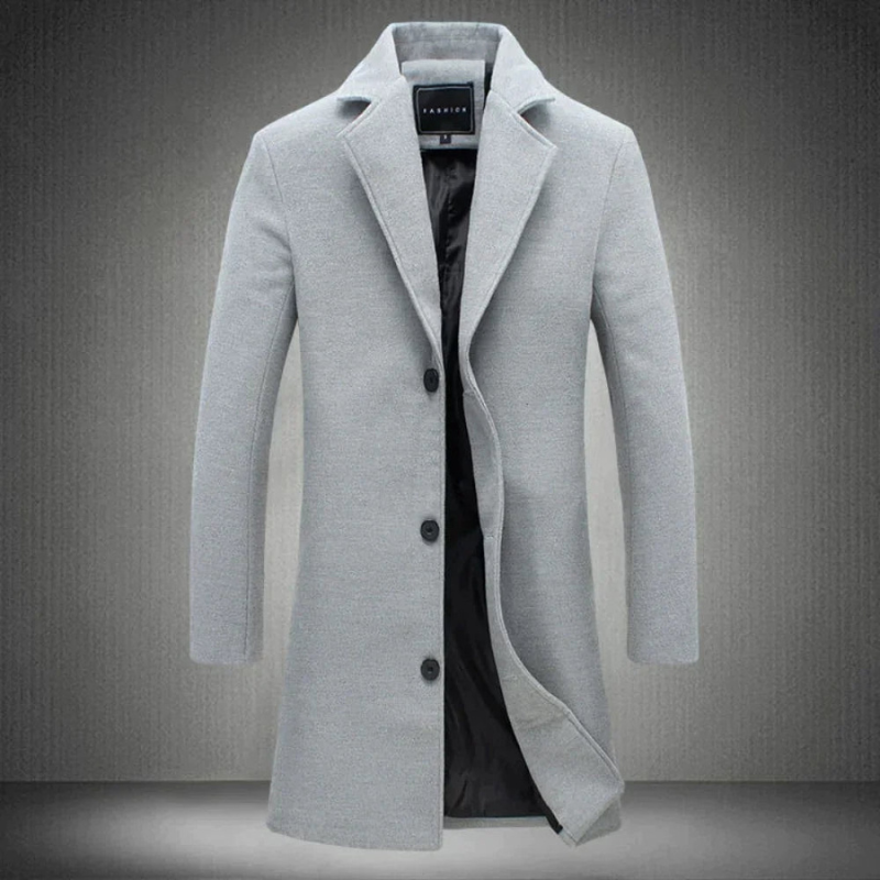 Jacke Herren | Winterjacke Herren Mid-Length | Stilvoller Freizeit Style