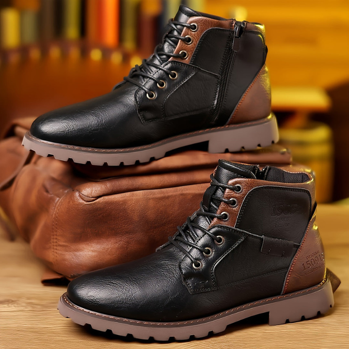 Winterstiefel Herren | Schnürstiefel Design | Langlebig & Elegant | Schuhe