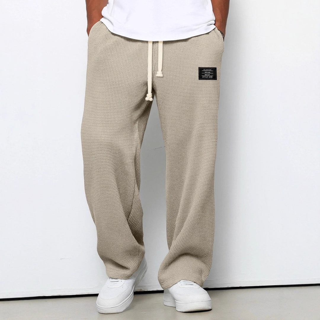 Herren Hose | Straight Leg | Mit Kordelzug | Sommer