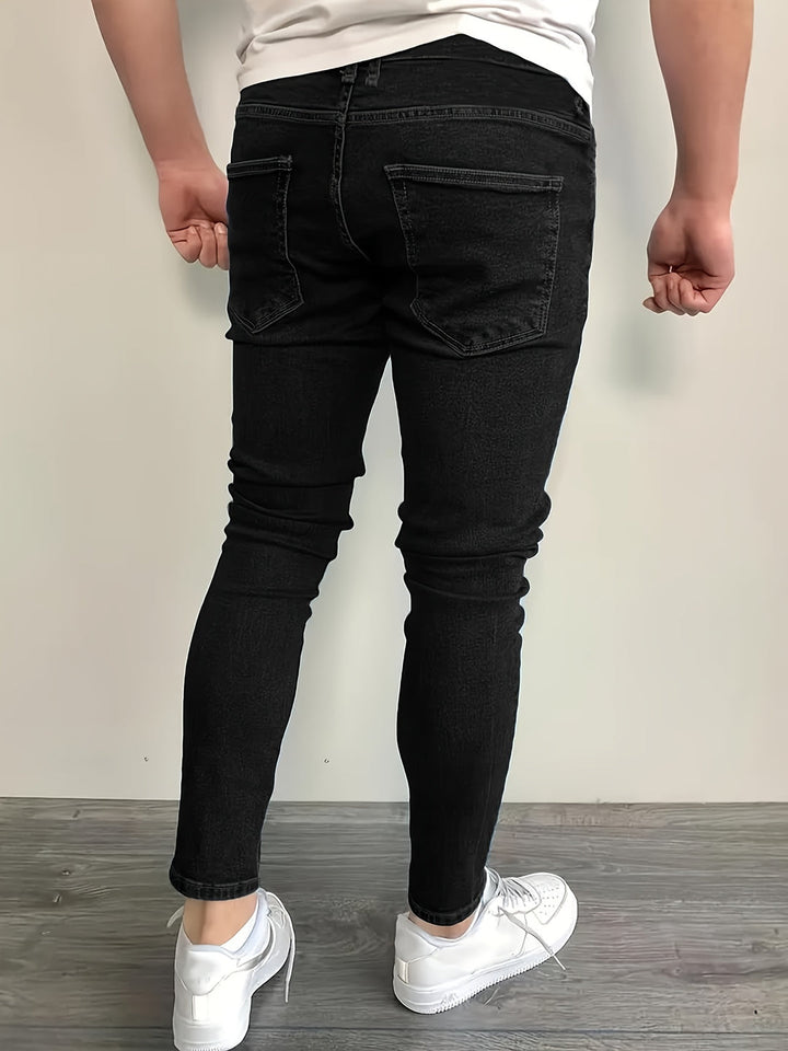 Herren Jeans | Slimfit | Mit Knopfverschluss | Sommer