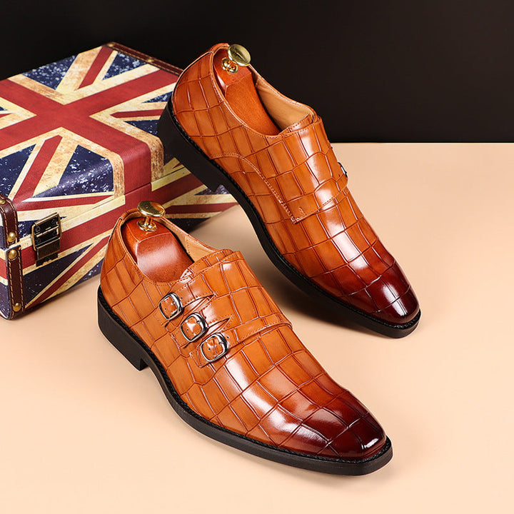 Herren Schuhe | Elegant Stil | Mit Schnalle | Retro Sommer