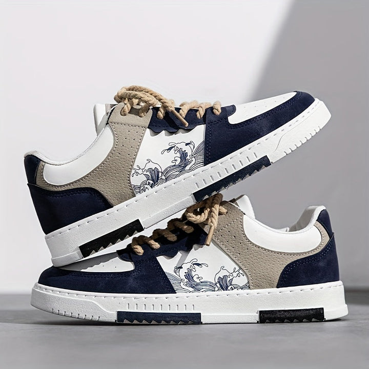 Herren Sneakers | Retro Streetwear | Schnürverschluss | Frühling