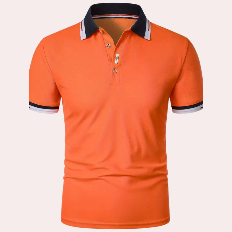 Herren Polohemd | Schmale Passform | Mit Knopfleiste | Sommer