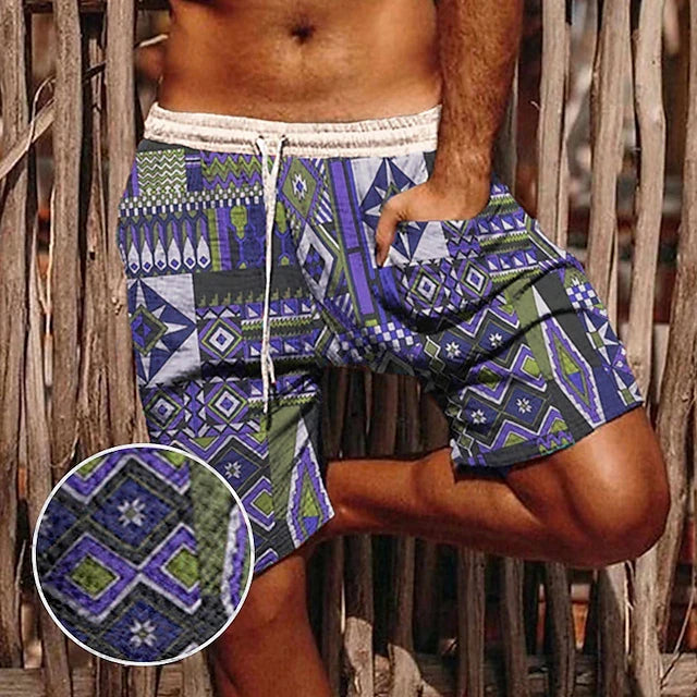 Herren Shorts | Retro | Mit Kordelzug | Sommer