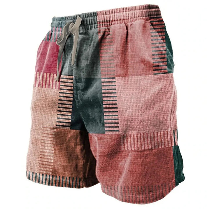 Herren Shorts | Retro | Mit Kordelzug | Sommer