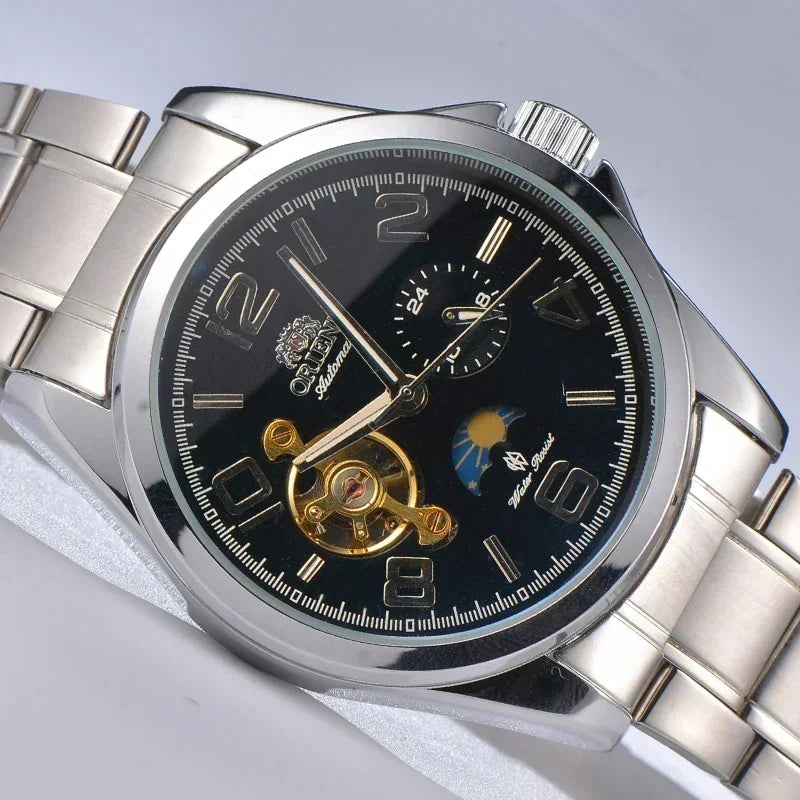 Herren Uhr | Elegant | Edelstahlarmband | Herbst