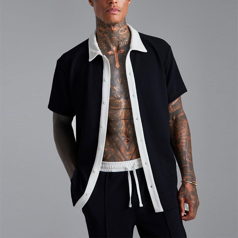 Herren Set | Elegant | Mit Knöpfen | Sommer