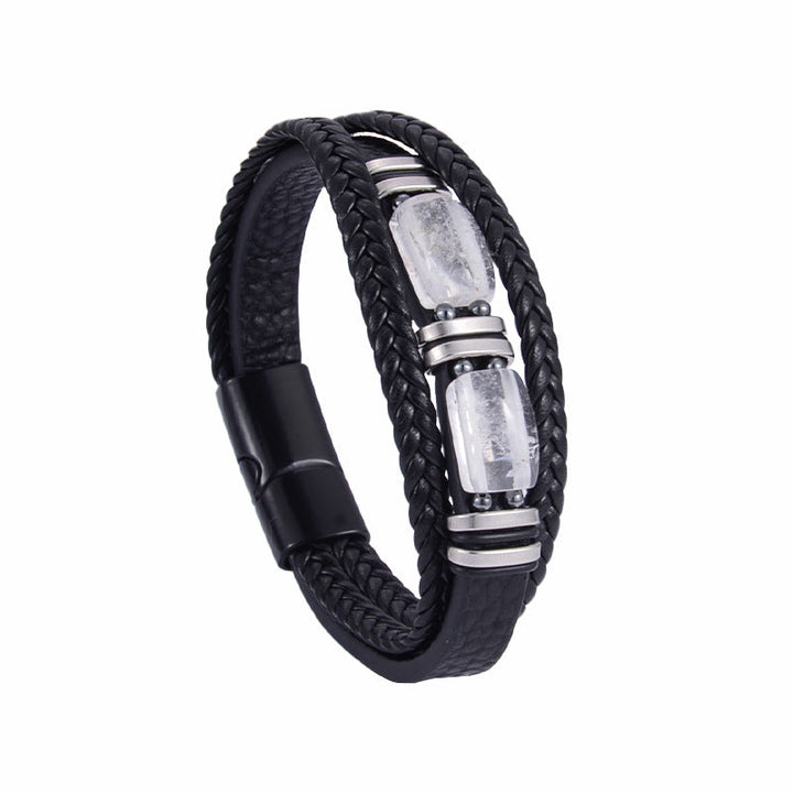 Herren Armband | Geflochten | Struktur Design | Mit Verschluss