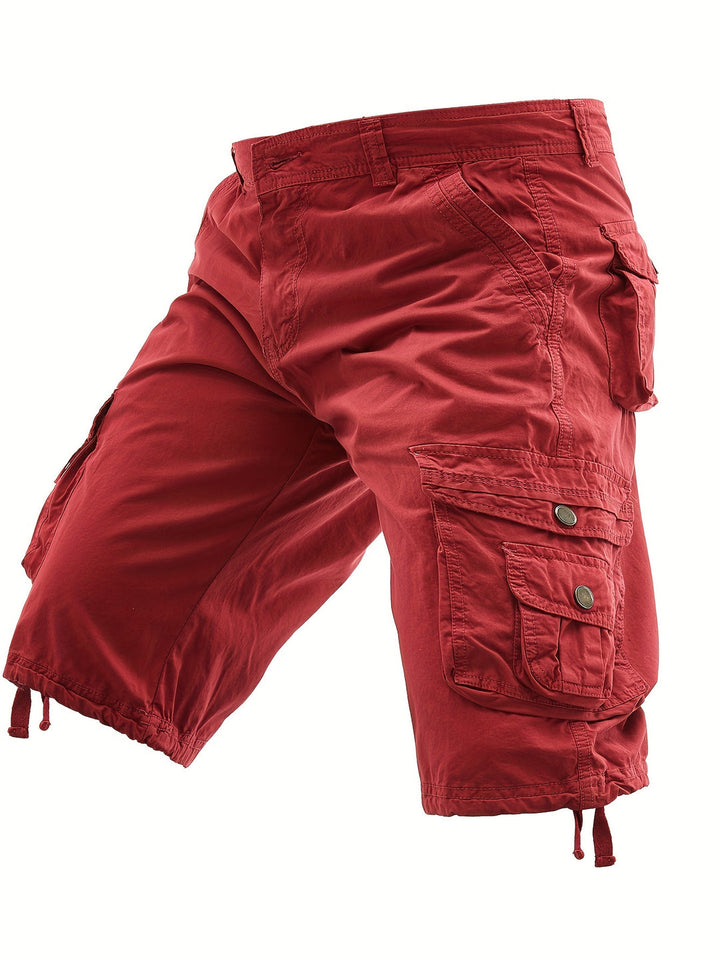 Herren Cargoshorts | Bequem Baumwolle | Mit Seitentaschen | Lässiger Sommer