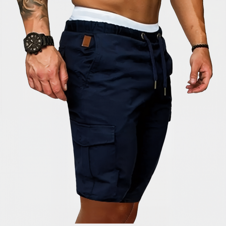 Herren Cargo Shorts | Straight | Mit Kordelzug | Sommer