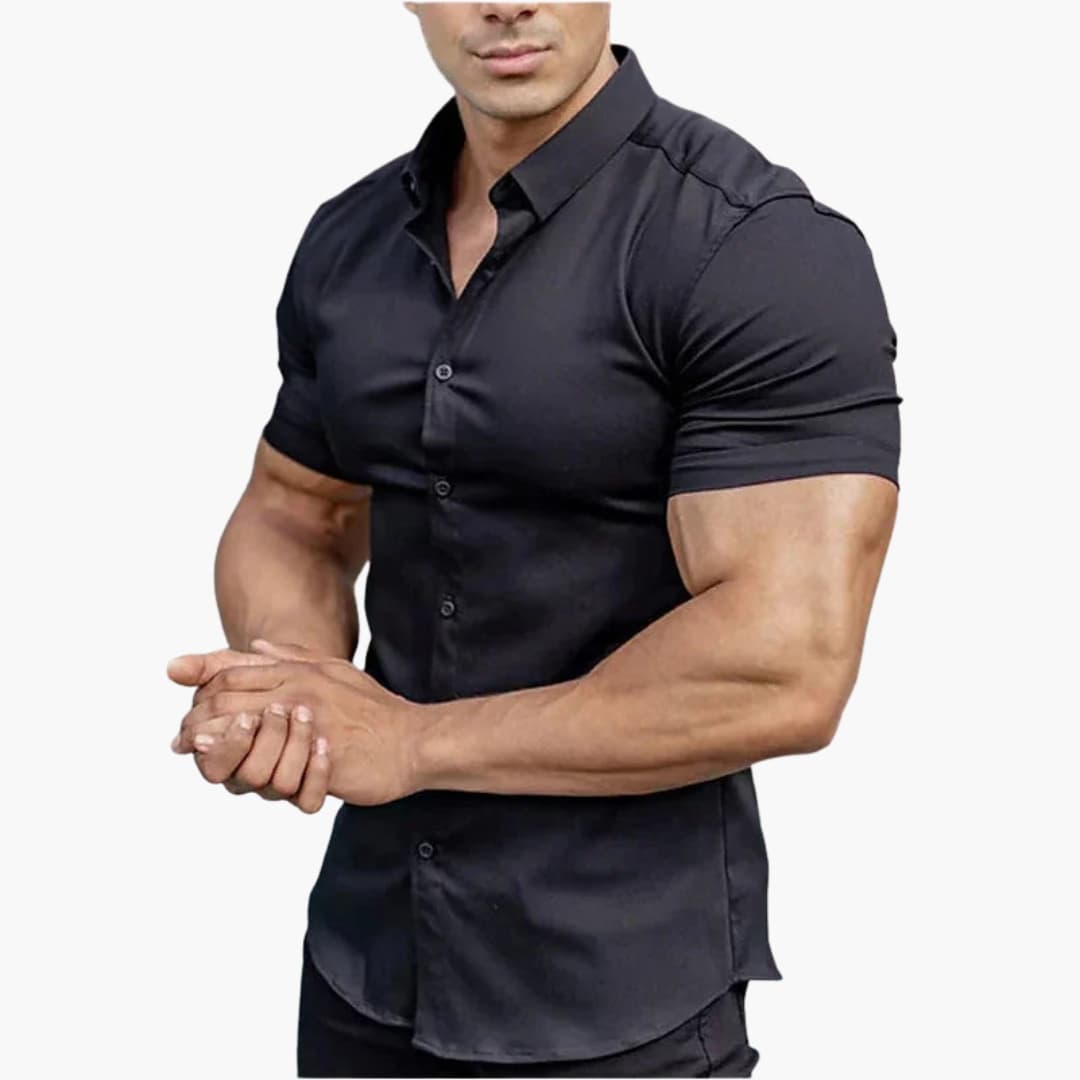 Herren Hemd | Slimfit | Kurzarm | Sommer