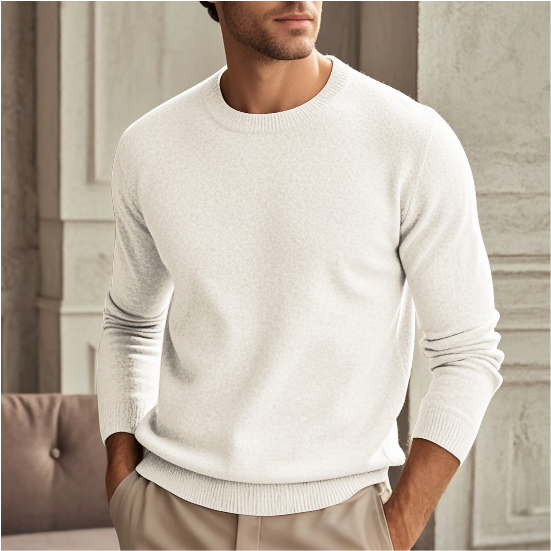 Herren Pullover | Slimfit | Rundhals | Frühling